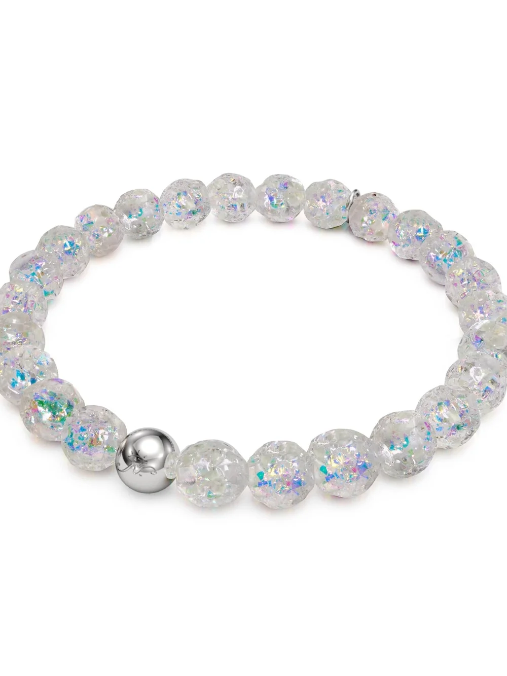 🆕️ NOGU Rainbow Ice Firework Glass Ice Drop Bracelet